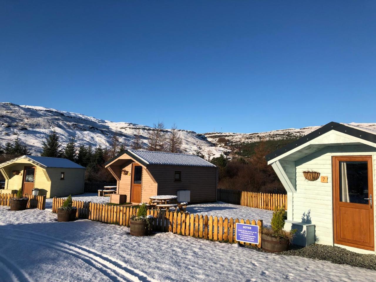 Isle Of Skye Camping Pods Ngoại thất bức ảnh